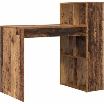 Image of vidaXL Writing Desk Old wood Engineered Standard Storage