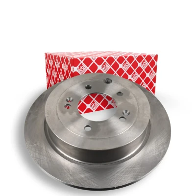Image of 58411D3000 Brake disc FEBI BILSTEIN 108675 Rear Axle 302mm 10mm 5 Hole 114,3mm solid Coated HYUNDAI: Tucson