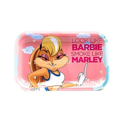 Image of Rolling Tray Medium Metal Smoke Arsenal Smoking Various Cartoon Designs (Lola Buddy)