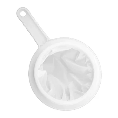 Image of Jagowa Ultra fine Mesh Strainer Kitchen Sieve 200/400 Filter Net Non Slip Handle Nylon for Filtering Soy Milk Coffee Juice Oils (2212 174B)