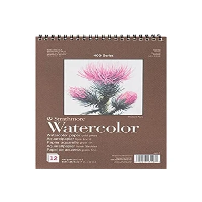 Image of Strathmore 400 Series Watercolour Pad (7 x 10) 12 Sheets