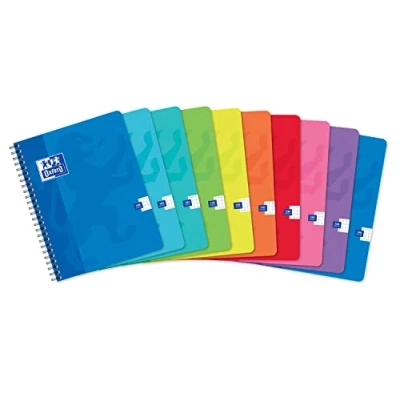 Image of Oxford Office Classique 100103804 School Homework Books Squared 17 x 22 cm 100 Pages Pack of 10