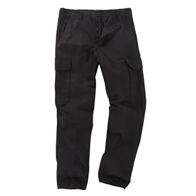 Image of German Moleskin Trousers Black (32)