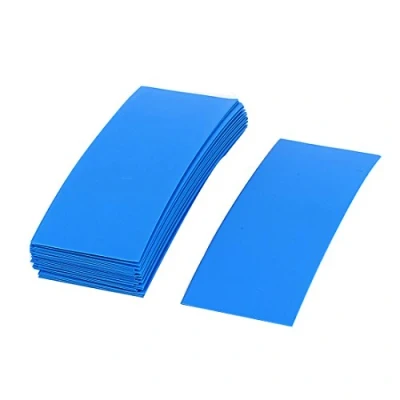 Image of Sourcingmap 30pcs PVC Heat Shrink Tubing Blue for 1 x 18650 Battery