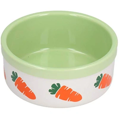 Image of Green Small Aniamls Pet 5&quot;/12.5cm Ceramics Food Water Bowl Dish