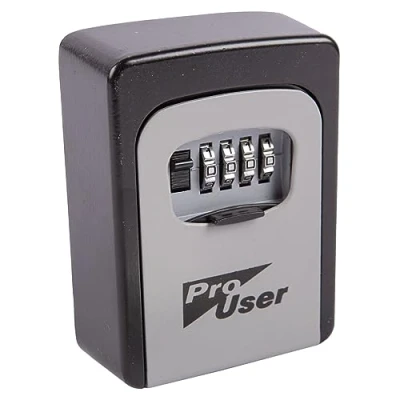 Image of Pro User Wall Mounted Combination Key Safe Silver