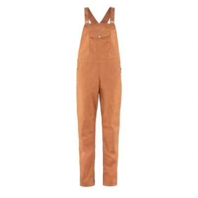 Image of Fjallraven 87030 242 Vardag Dungaree Trousers W Pants Women&#039;s Desert Brown Size XL