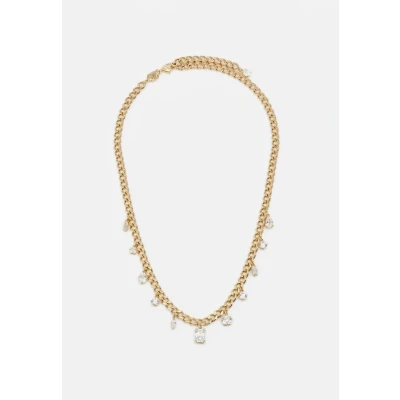 Image of Swarovski Dextera ALL Around Dangling Necklace White/ goldcoloured, Women&#039;s, Size: One Size, gold coloured