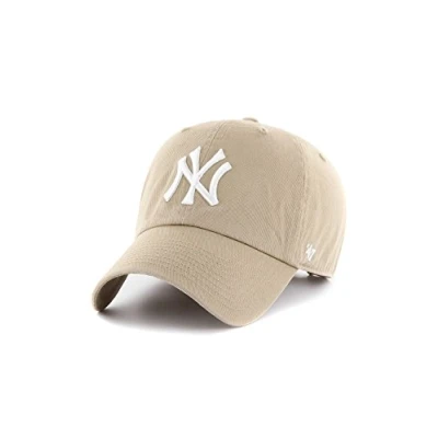 Image of 47 Brand Adjustable Cap CLEAN UP New York Yankees khaki