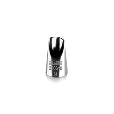 Image of Ibili Petals Piping Nozzle, Stainless Steel, Silver, 10 mm