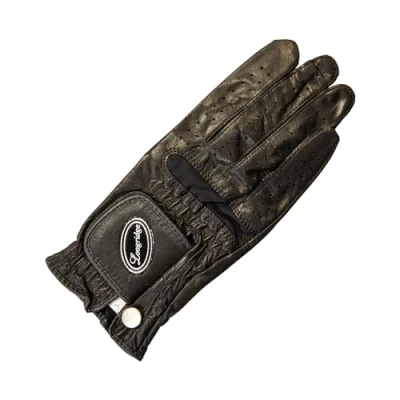 Image of Longridge CABRETTA LEATHER GLOVE BLACK MEDIUM