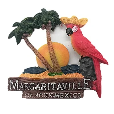 Image of 3D Cancun Mexico fridge magnet,Home &amp; kitchen decoration polyresin craft sticker,Cancun refrigerator magnet tourist souvenir gift