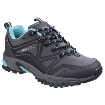 Image of Cotswold Abbeydale Womens Waterproof Memory Foam Shoes Grey Size UK 4