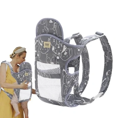 Image of Baby Hip Carrier Light and Airy Front Back Carry Holder with Adjustable Waist Belt Ergonomic Seat for Newborn to Toddler Yunfang