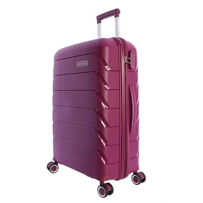 Image of DON ALGODON Cabin Travel Suitcases Suitcase 55x40x20 Heavy Duty Trolley Luggage for Aircraft with 4 360º Wheels and Lock, Fuchsia, Mediana, Medium