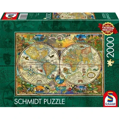 Image of Schmidt Creatures of the Earth (2000 Pieces) Jigsaw Puzzle Ages 14+ 1+ Players
