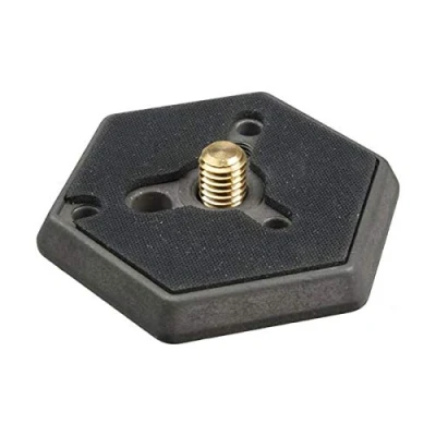 Image of Manfrotto 030 38 Replacement Hexagonal Quick Release Mounting Plate with 3/8 Thread