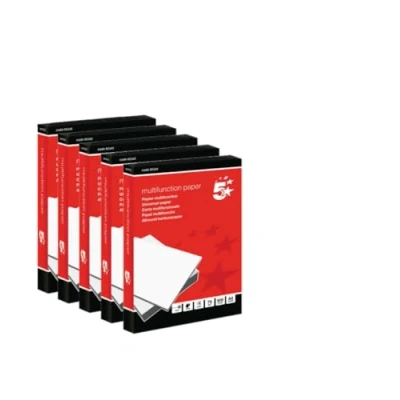 Image of 5 Star Office Copier Paper 75gsm A4 White (Pack of 2500) FS00345