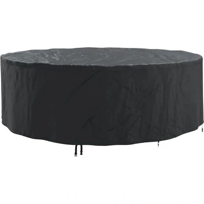 Image of vidaXL Outdoor Furniture Cover Black 279 x 105 cm 210D fabric