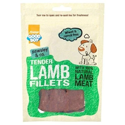 Image of 2 x Pawsley and Co Tender Lamb Fillets 80gm (Deal of 5 Packets)