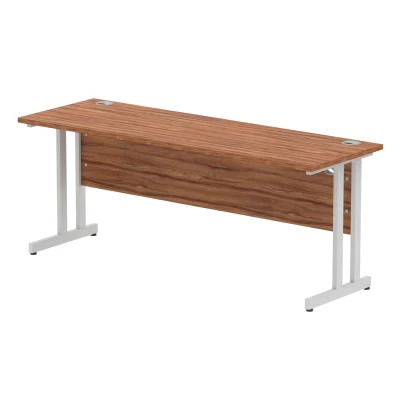Image of Impulse 1800x600 Walnut Silver Leg