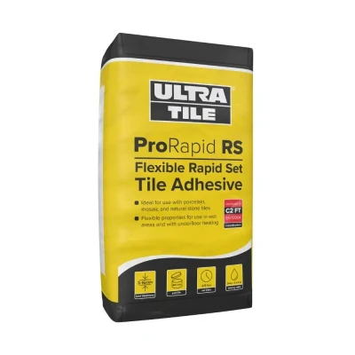Image of UltraTile ProRapidRS Tile Adhesive Flexible Rapid Setting White