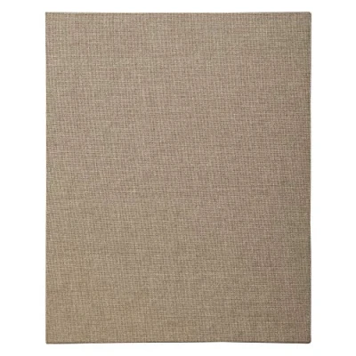 Image of Clairefontaine Ref 34145C Natural Canvas Board 24 x 30cm Sized, 3mm Thick, 75% Cotton &amp; 25% Polyester Transparent Coating for Oil Acrylic Painting