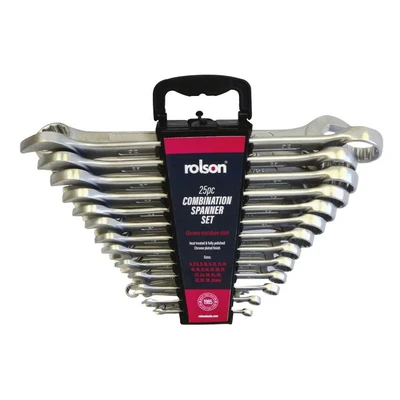 Image of Rolson 46890 25 pc Combination Spanner Set