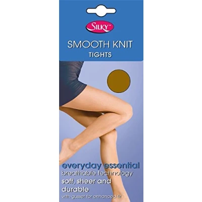 Image of Undercover 3 Pairs Smooth Knit Tights ED005B3 Natural Tan Large
