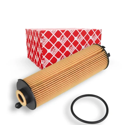 Image of 2561840000, A2561840000 Oil Filter FEBI BILSTEIN 173829 with seal ring Insert MERCEDES BENZ: E Class Coupe, Saloon, A