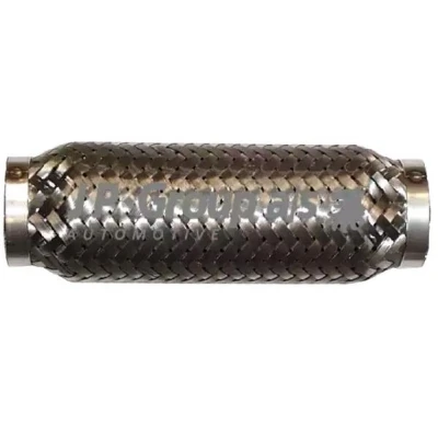 Image of 90411497, 90528774 Flex Hose, exhaust system JP GROUP 9924100500 45mm 190mm Stainless Steel Interlock VOLKSWAGEN: Polo IV Hatchback, Golf 5, 4