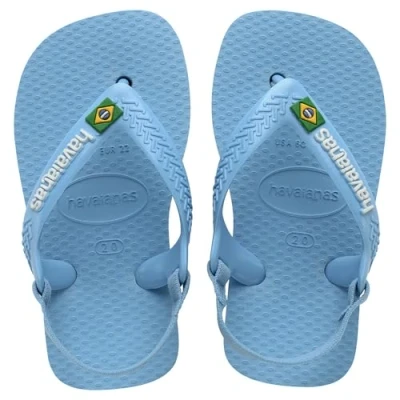 Image of Havaianas Baby Brasil logo II, Lavender Blue, 7C