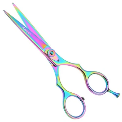 Image of Awans Titanium Hairdressing, Barber Salon Scissors, Sizes 6&quot;