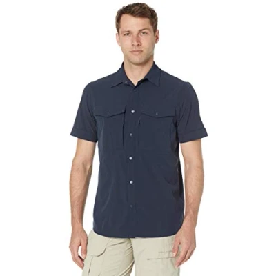 Image of FJALLRAVEN F87939 555 Abisko Trekking Shirt SS M Dark Navy L