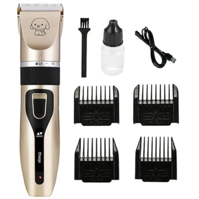 Image of Dog Clippers Professional for Thick Hair,Rechargeable Low Noise Grooming Detachable Metal Blade Cordless Trimmer Pet