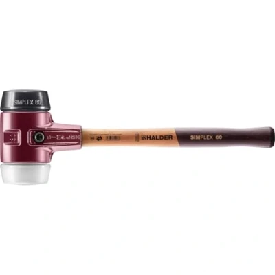 Image of Halder 3027080 80 mm 3027 Rubber/Superplastic &quot;Simlpex&quot; EH Soft Face Mallet Multi Colour
