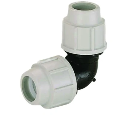Image of Plasson Mechanical Compression (Line 7 Grey) Elbow 63mm 070500063