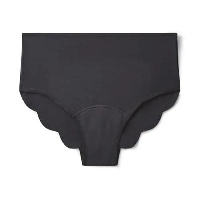Image of NIXI Body Coni Sporty High Waist Black Period Knickers (Size 7XL/UK 26), Sustainable Medium 15ml Absorbent Leak Proof Breathable Underwear, Bladder Leaks, Periods, Discharge &amp; Sweat Protection