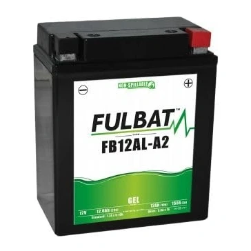 Image of Fubat Motorcycle Battery Full Gel FB12AL A2 / YB12AL 12V 12.6Ah 150A