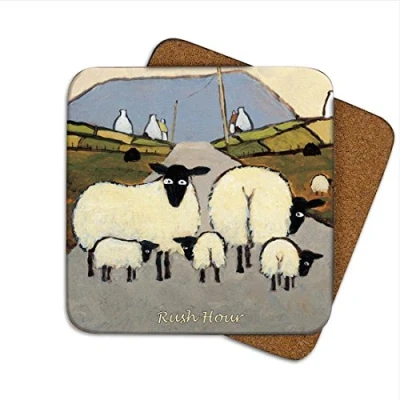 Image of Rush Hour Coaster by Thomas Joseph Funny Sheep