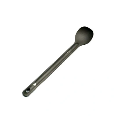 Image of TOAKS Titanium Long Handle Spoon with Polished Bowl ... (SLV 03)