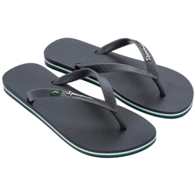 Image of Ipanema Flag II, Men&#039;s Flip Flops, Grey (Grafit/Cinze), 6 UK (39/40 EU)