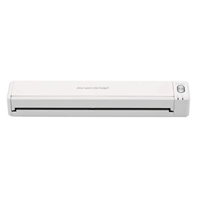 Image of ScanSnap iX100 White Portable Document Scanner Rechargeable Wireless A4 with Wifi and USB