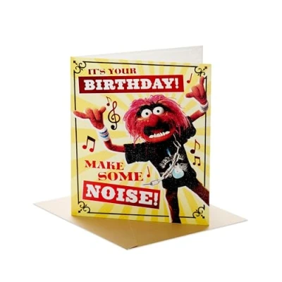 Image of UK Greetings Disney The Muppets Birthday Card for Him/Friend Animal Design