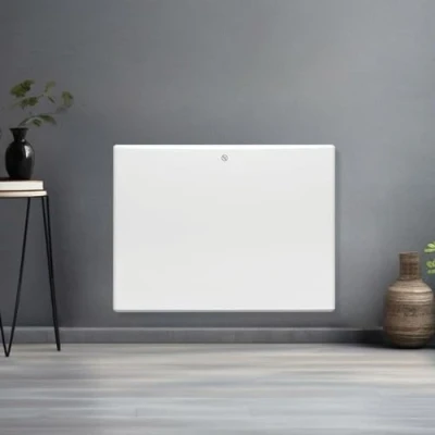 Image of Futura 1000W White Electric Radiator Heaters for Home, Bathroom Safe Heater Setback Timer Lot 20 &amp; Advanced Thermostat Control Wall Mounted or Floor Standing Low Energy Panel