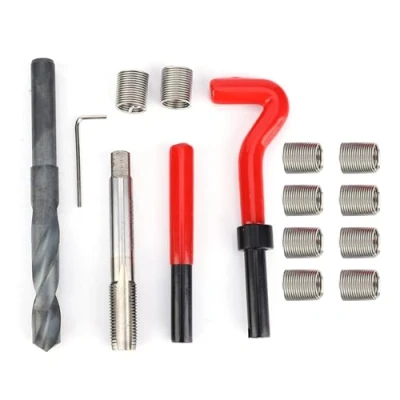 Image of M14x1.5 Thread Repair Kit Sleeve Screw Repairing Stainless Steel Female Accessory Assortment Threaded Insert Tool