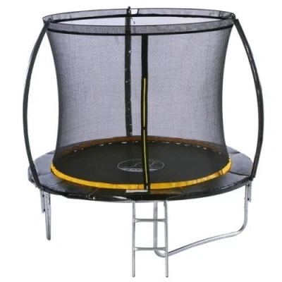 Image of AVC Designs Fitness 6ft, 8ft, 10ft &amp; 12ft Trampoline Round Inc Net Ladder (2025 Curved Shape) (8FT)