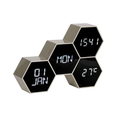 Image of Karlsson Alarm Clocks KA5805GD, Gold, 17,5 x 4,5 12
