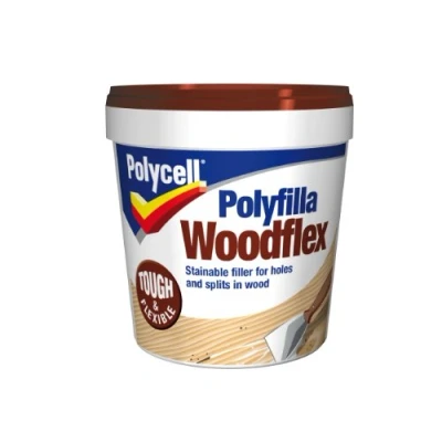 Image of Polycell WFLEX600S 600ml Woodflex Polyfilla Tub