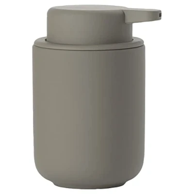 Image of Zone Denmark Ume Soap Dispenser Diameter 8.3 x 12.8 cm 0.25 Litre Taupe